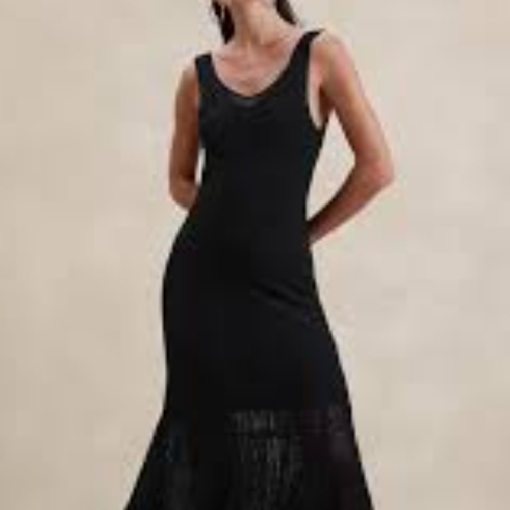 Banana Republic Black Maxi Dress